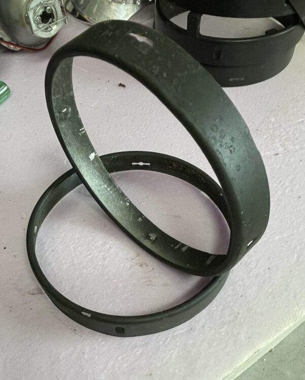 OEM BMW E30 Headlight Frame Trim Ring - Image 2